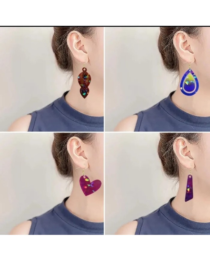 Küpe Kolye Takı Anahtarlık Silikon Epoksi Kalıp - Kod:522