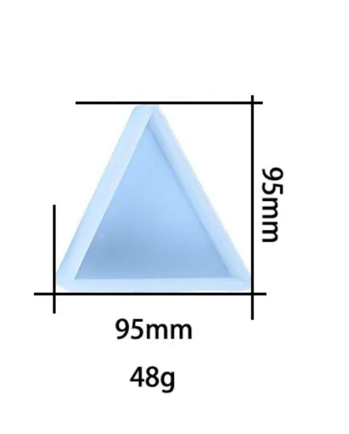 Üçgen Mum Silikon Kalıbı - Kod:506