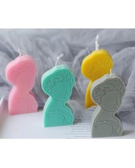 Kadın Mum Silikon Kalıbı - Kod:435