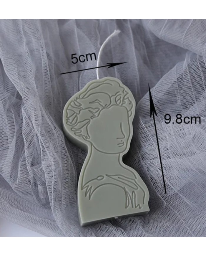 Kadın Mum Silikon Kalıbı - Kod:435