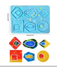 14cm x 10cm Hologramlı Anahtarlık Kalıbı - Kod: