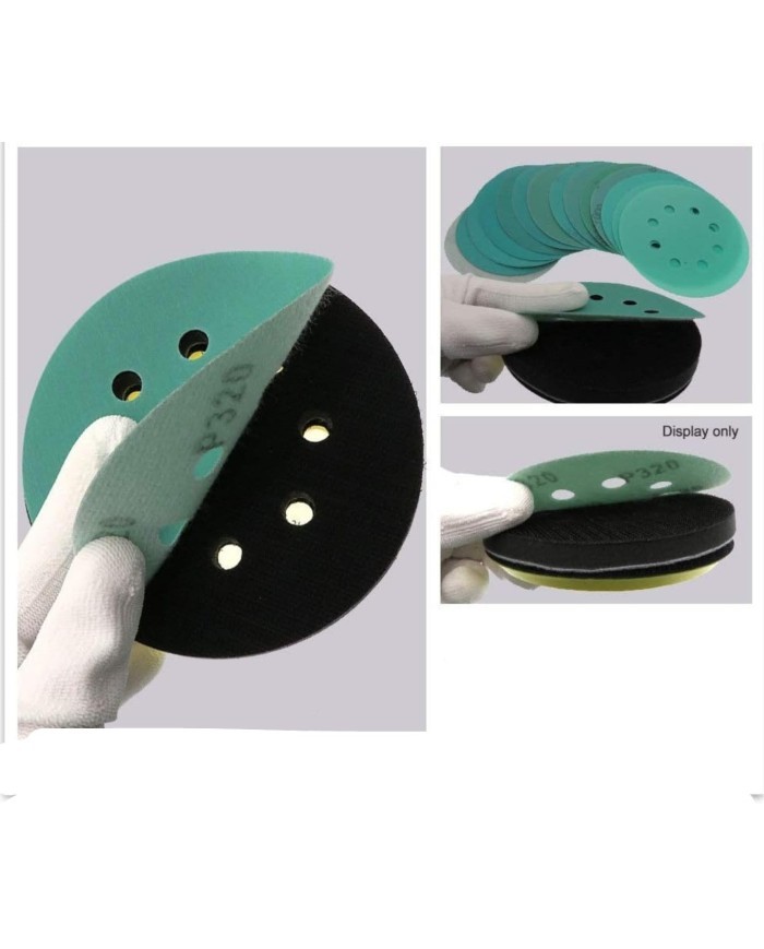 1 Adet - Karbosan AHR31/P1000 - 7 Delikli - Yeşil - Cırt Zımpara