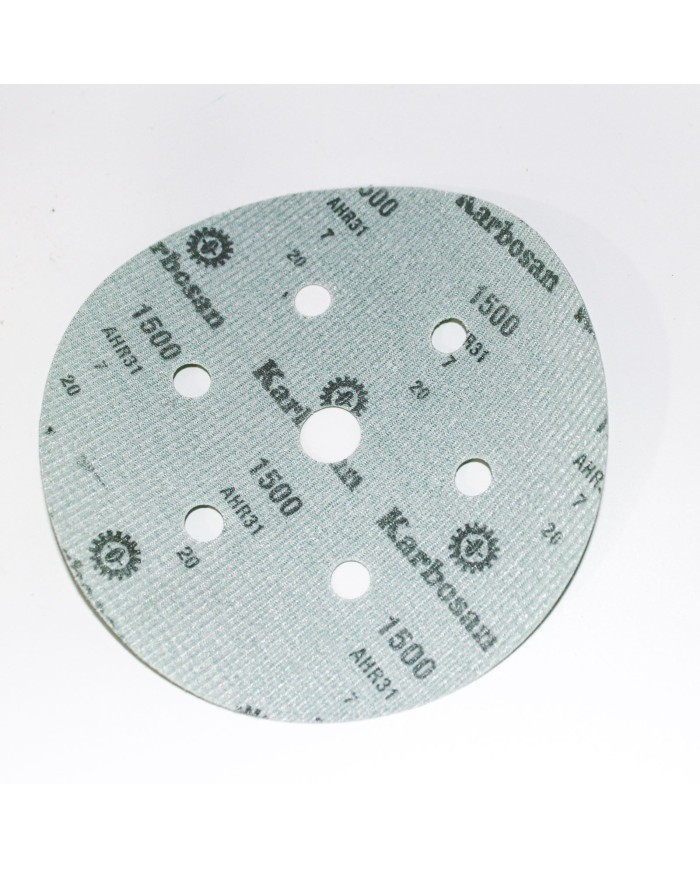 1 Adet - Karbosan AHR31/1500 - 7 Delikli - Yeşil - Cırt Zımpara