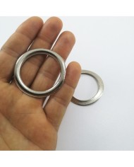 Gümüş Yuvarlak Model Metal Kolye Ucu