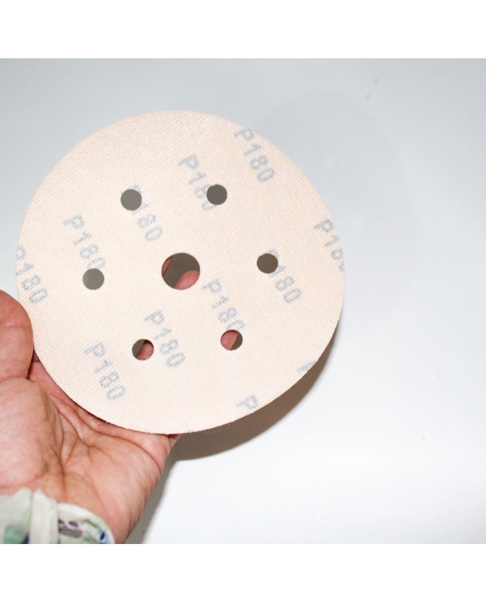 1 Adet - Karbosan ACR31/P180 - 7 Delikli - Sarı - Cırt Zımpara