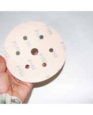 1 Adet - Karbosan ACR31/P180 - 7 Delikli - Sarı - Cırt Zımpara