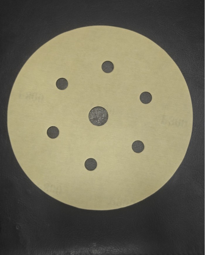 1 Adet - Karbosan ACR31/P800 - 7 Delikli - Sarı - Cırt Zımpara