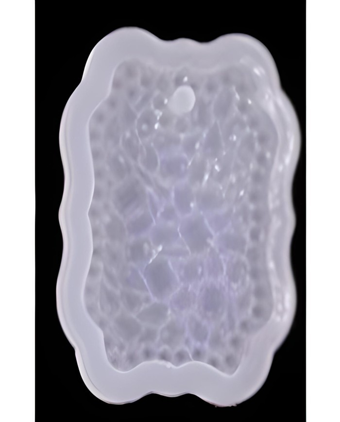 Kristal Tırtıklı Epoksi  Kalıbı - Hobi Silikon Kalıbı -Kod:470