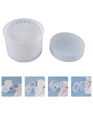 Desenli Şekerlik Silikon Kalıbı - Hobi Silikon Kalıbı -Kod:472