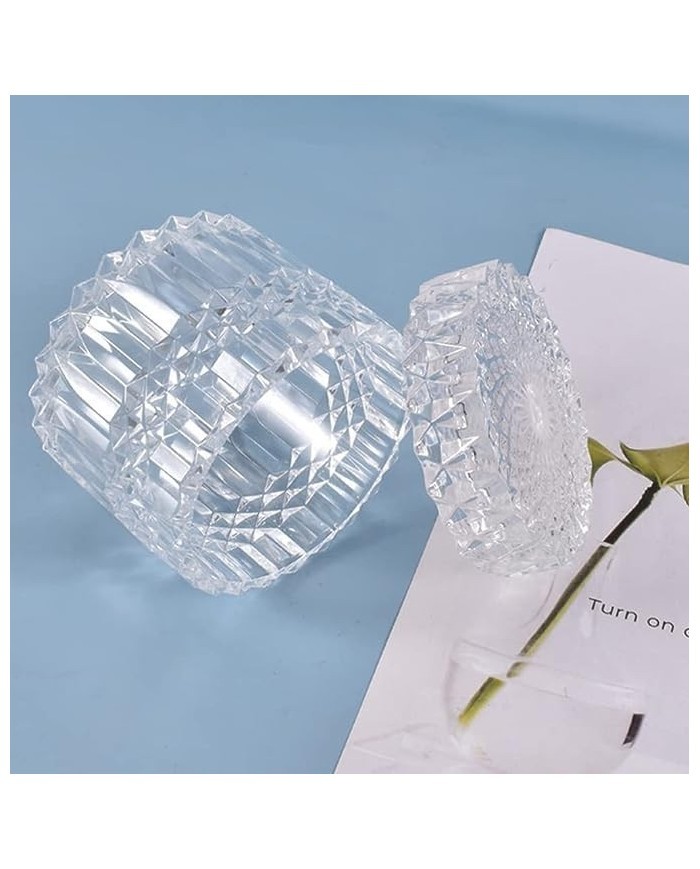 Desenli Şekerlik Silikon Kalıbı - Hobi Silikon Kalıbı -Kod:472