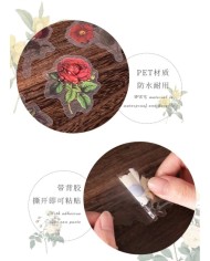 1 Paket - Sticker Çiçek