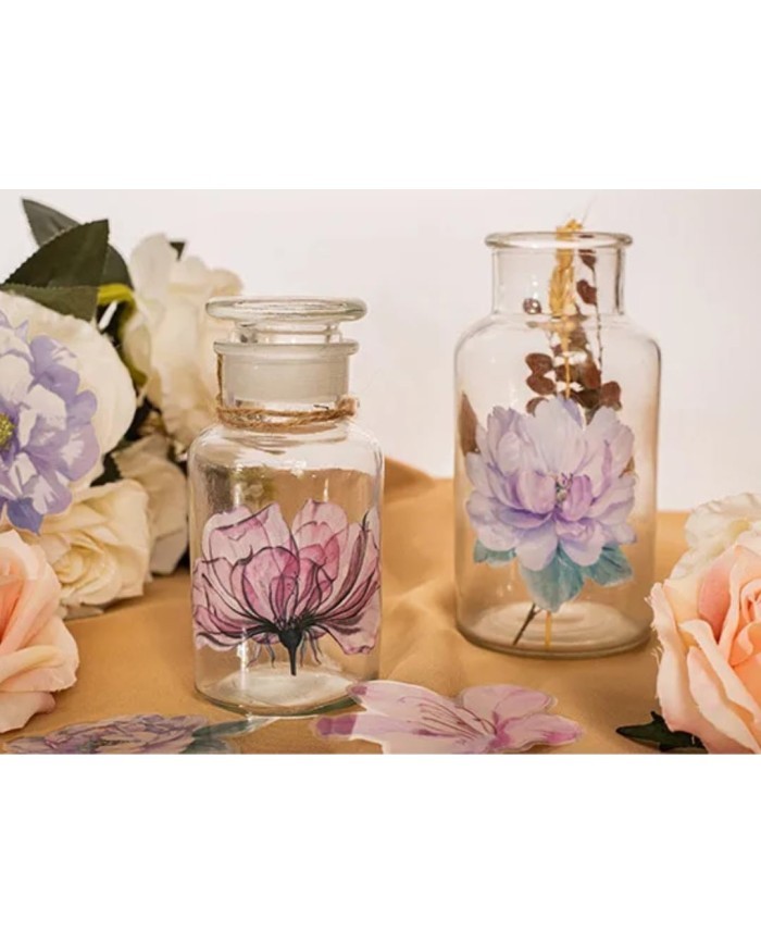 1 Paket - Çiçek Epoksi Sticker