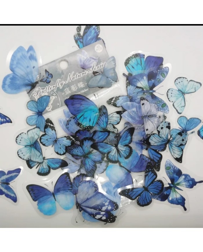 1 Paket - Kelebek Sticker