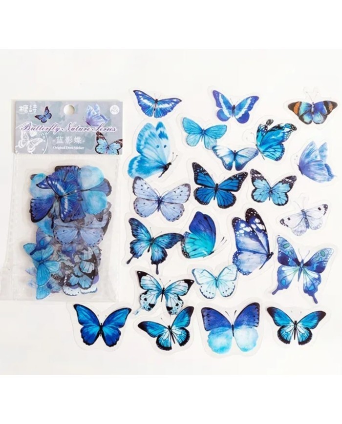 1 Paket - Kelebek Sticker