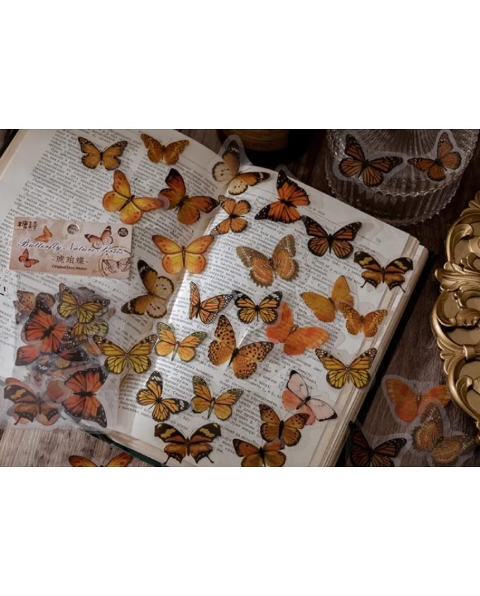 1 Paket - Kelebek Sticker