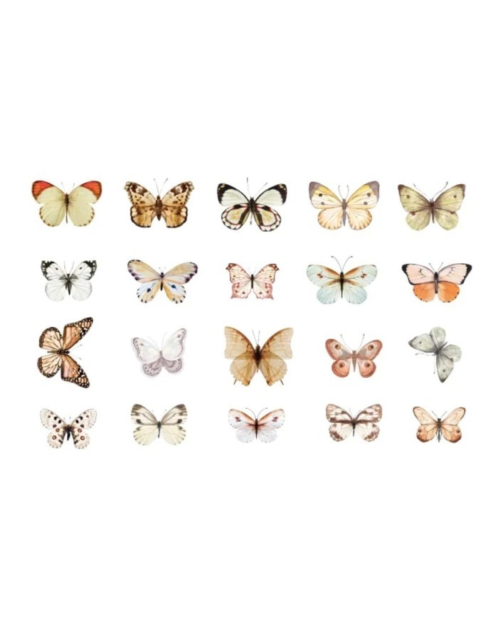 1 Paket - Kelebek Sticker