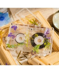 1 Paket - Mix Mor Çiçek Sticker