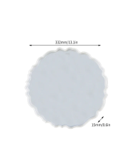 Yuvarlak Tepsi Reçine Epoksi ve Beton Kalıbı -Kod:206