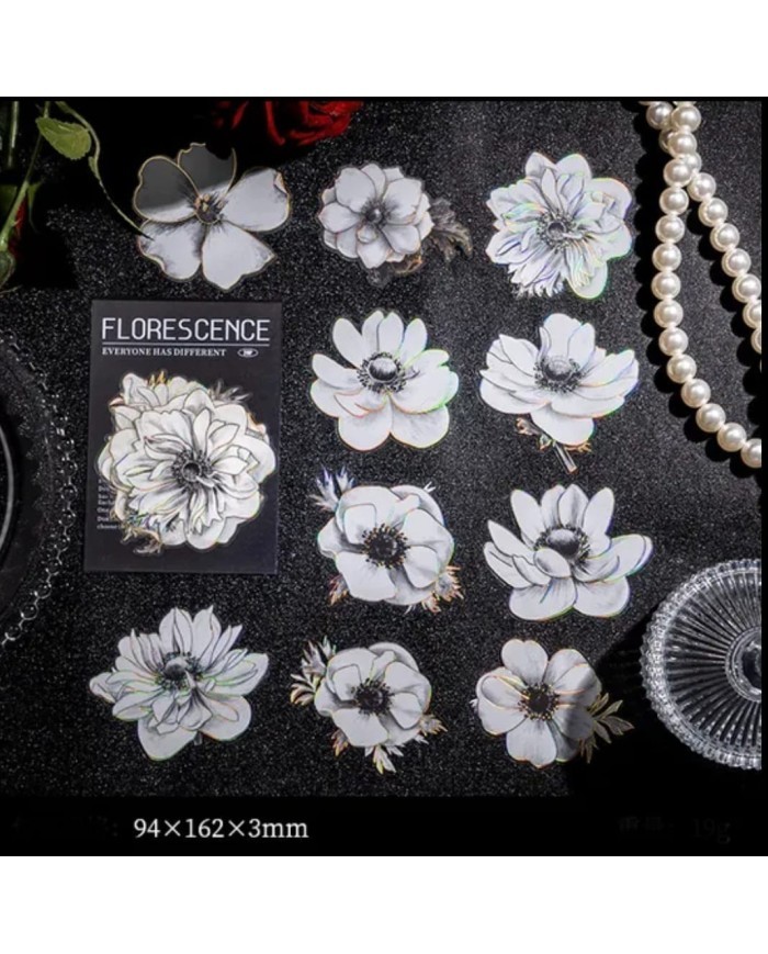 3D - Sticker Çiçek - 1 Paket