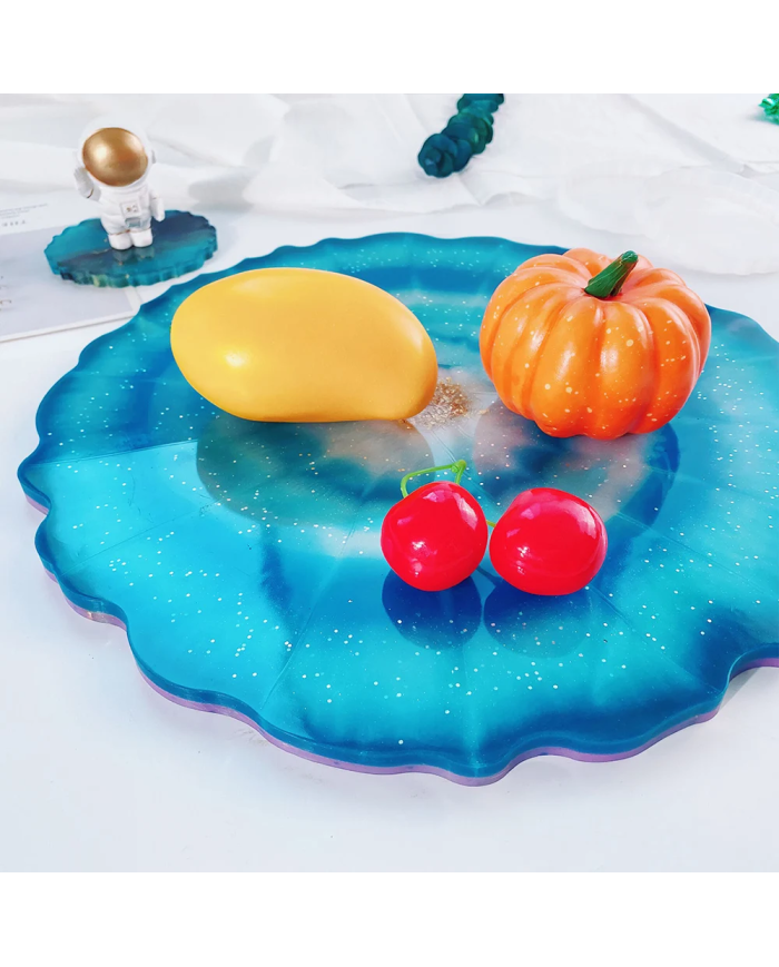 Yuvarlak Tepsi Reçine Epoksi ve Beton Kalıbı -Kod:206