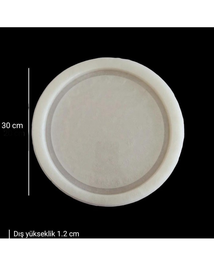 30 cm - Yuvarlak Tepsi Kalıbı