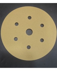 1 Adet - Karbosan 150 mm P120 - 7 Delikli - Sarı - Cırt Zımpara