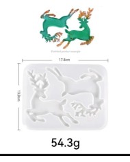 Neşeli Ren Geyiği Noel Kalıbı Kod:1145