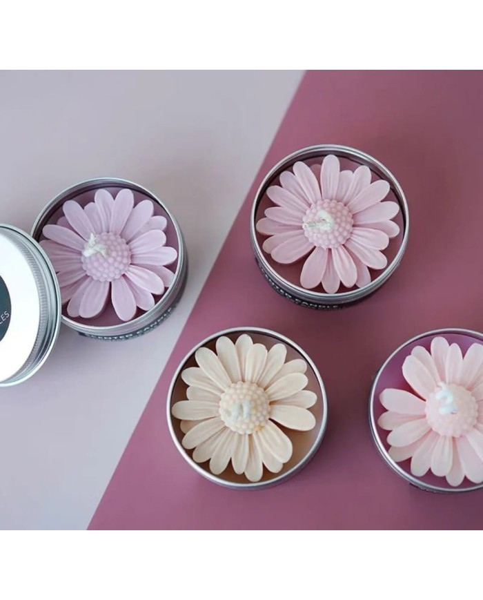 Papatya Mum Kalıbı - Hobi Silikon Kalıbı - Kod:1090