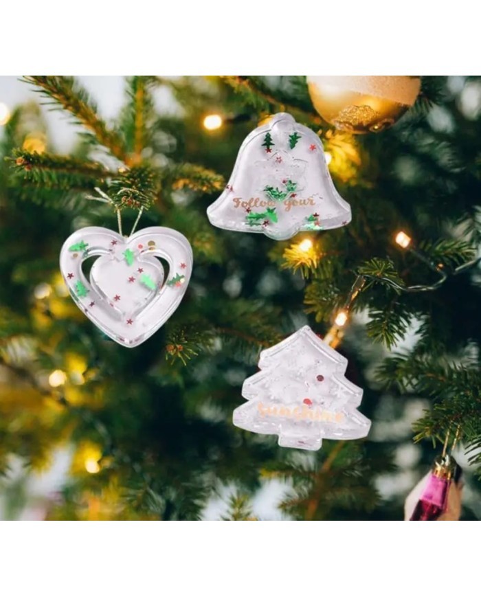 Çoklu Yılbaşı Süsü Epoksi Reçine Kalıp - Kod:1120