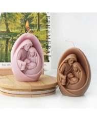 Aile Mum Kalıbı Model:1 - Hobi Silikon Kalıbı - Kod:1105