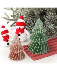 Çam Ağacı Mum Kalıbı - Hobi Silikon Kalıbı - Kod: 1142