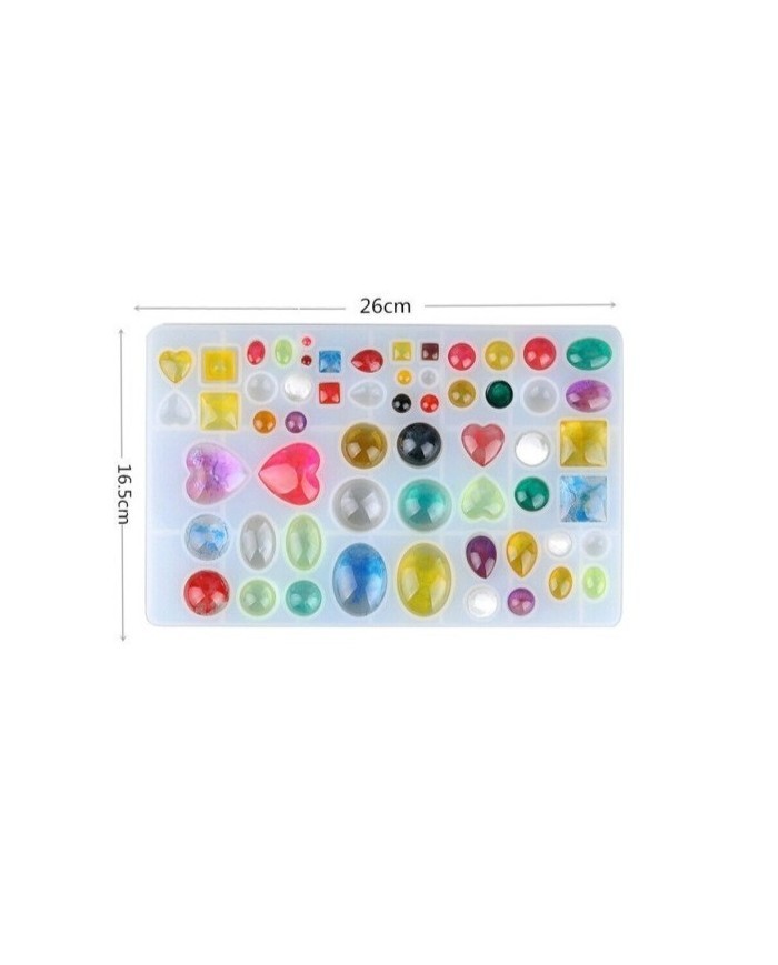 EPOKSİ REÇİNE ÇOKLU SİLİKON TAKI KALIBI - 221