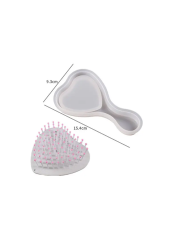 Kalp Epoksi Tarak Kalıp Seti - Hobi Silikon Kalıbı - Kod:1208