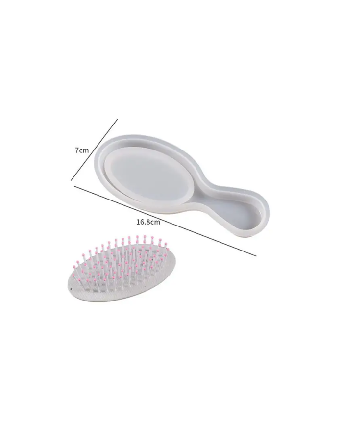 Elips Epoksi Tarak Kalıp Seti -  Hobi Silikon Kalıbı - Kod:1209