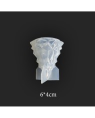 Kristal Taş Reçine Epoksi, Sabun ve Mum Kalıbı 6 x 4 cm -Kod:84