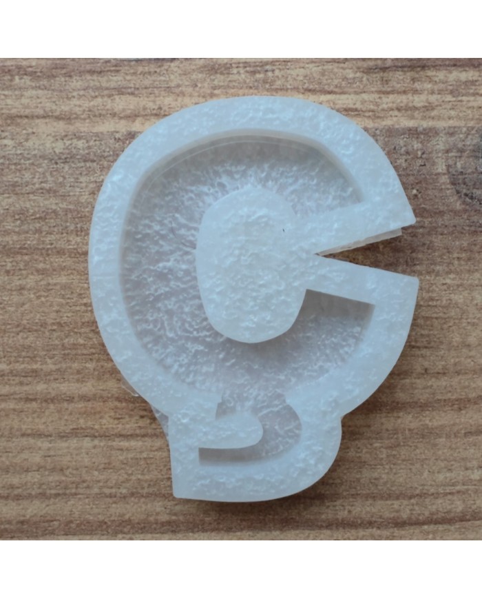 Tekli Harf Epoksi Reçine Kalıbı - Ç