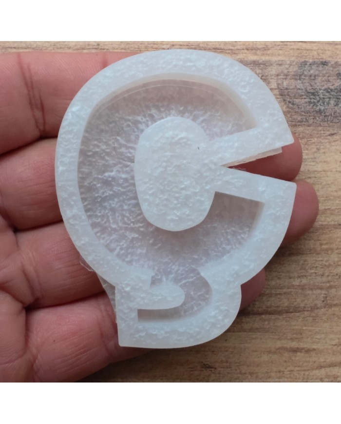 Tekli Harf Epoksi Reçine Kalıbı - Ç