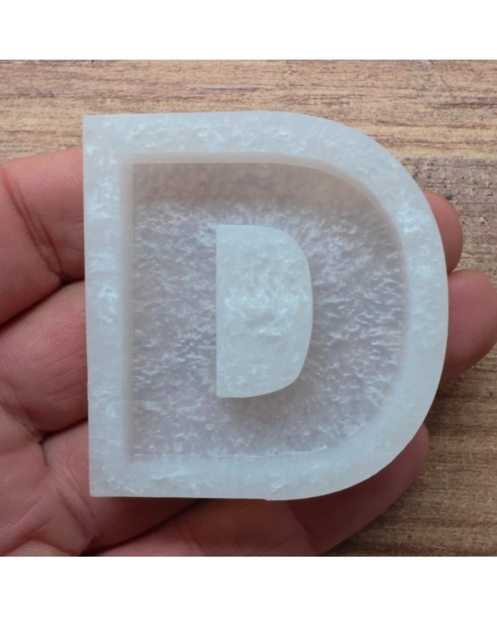 Tekli Harf Epoksi Reçine Kalıbı - D