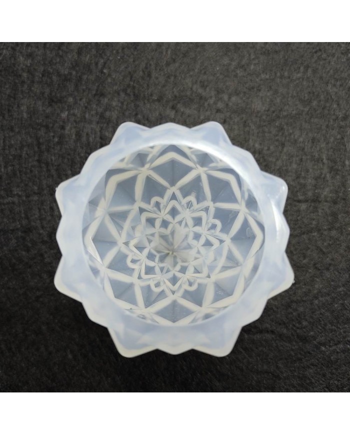 Kristal Taş Reçine Epoksi, Sabun ve Mum Kalıbı 6 x 4 cm -Kod:84