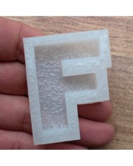 Tekli Harf Epoksi Reçine Kalıbı - F