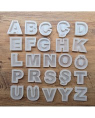 Tekli Harf Epoksi Reçine Kalıbı - İ