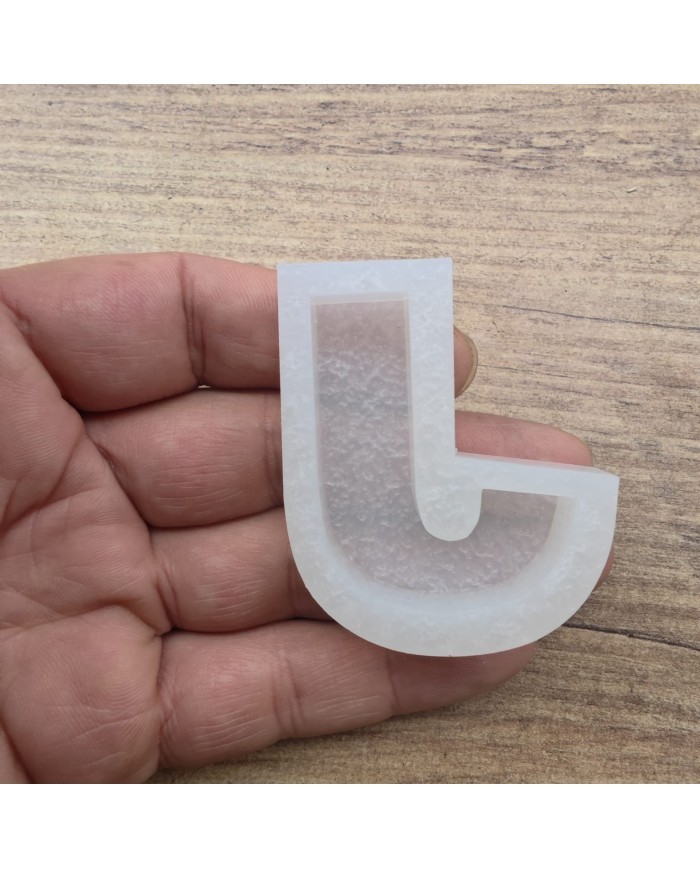 Tekli Harf Epoksi Reçine Kalıbı - L