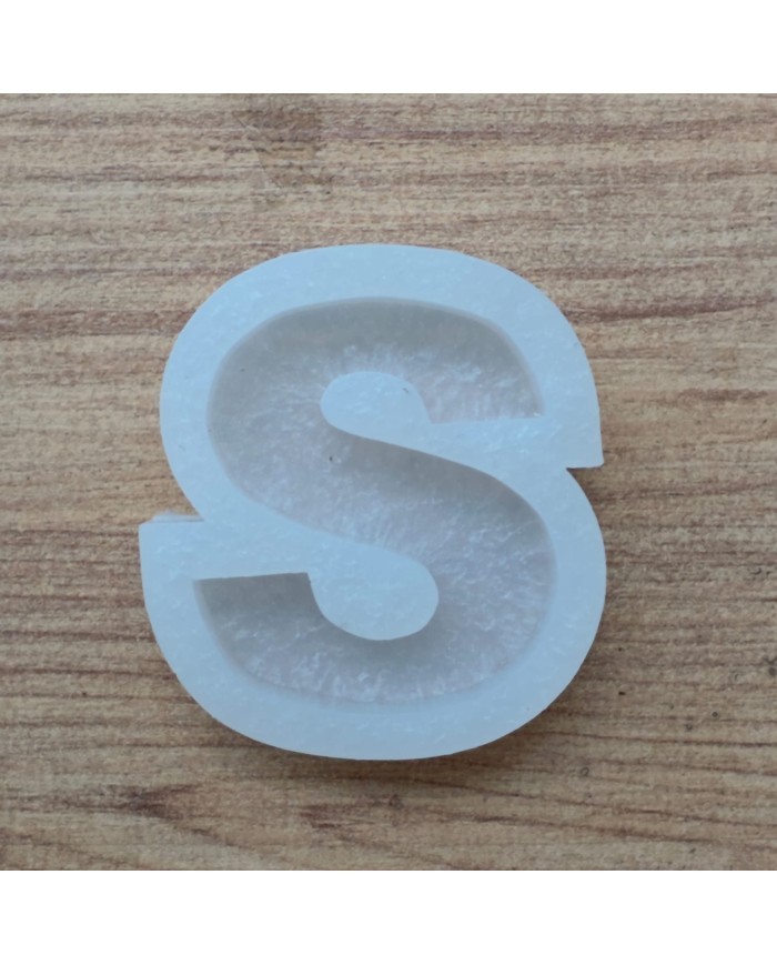 Tekli Harf Epoksi Reçine Kalıbı - S