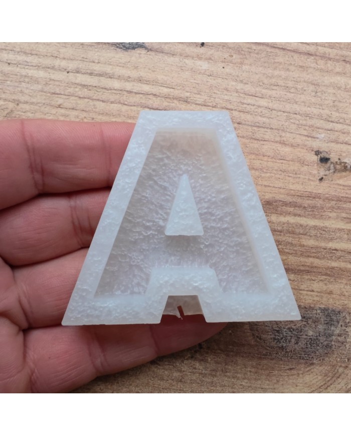 Tekli Harf Epoksi Reçine Kalıbı - T