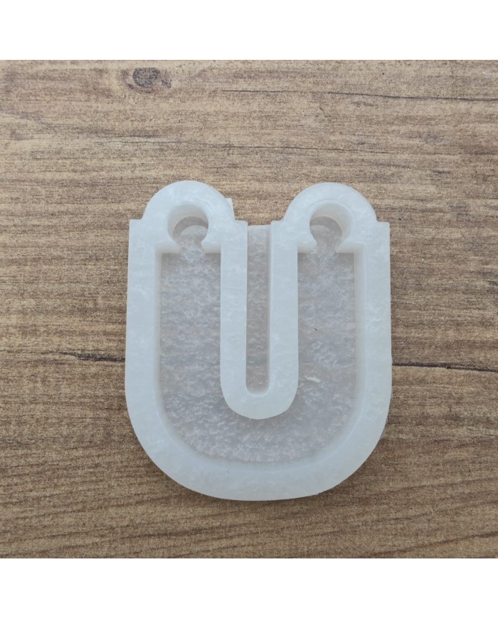 Tekli Harf Epoksi Reçine Kalıbı - Ü