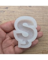 Tekli Harf Epoksi Reçine Kalıbı - Ü