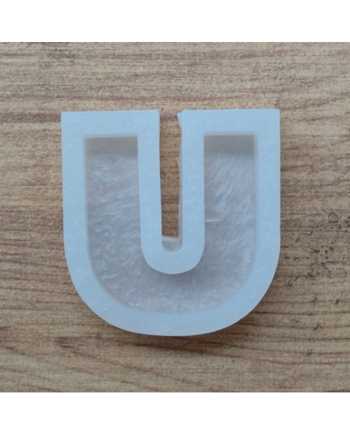 Tekli Harf Epoksi Reçine Kalıbı - Ü