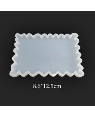 Bardak Altı Tırtıklı Epoksi,Mum,Sabun ve Beton Kalıbı -Kod: 33