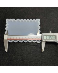 Bardak Altı Tırtıklı Epoksi,Mum,Sabun ve Beton Kalıbı -Kod: 33