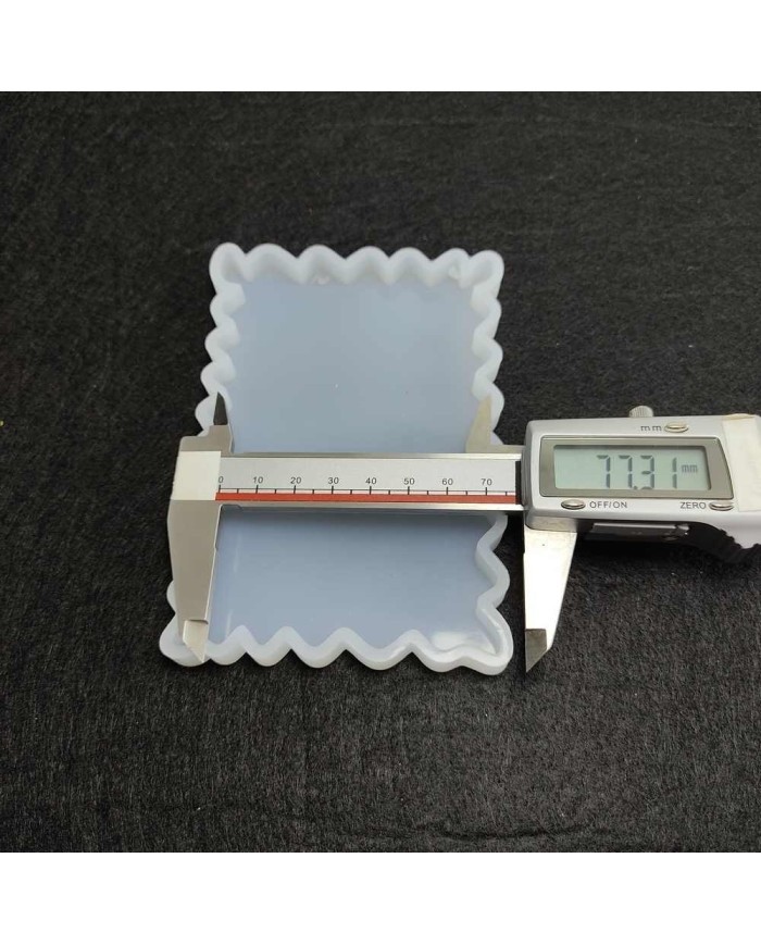 Bardak Altı Tırtıklı Epoksi,Mum,Sabun ve Beton Kalıbı -Kod: 33